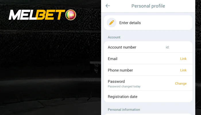 Go to your profile and fill in the missing data, step 12