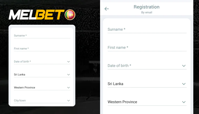 Fill in all the required fields for email registration, step 6