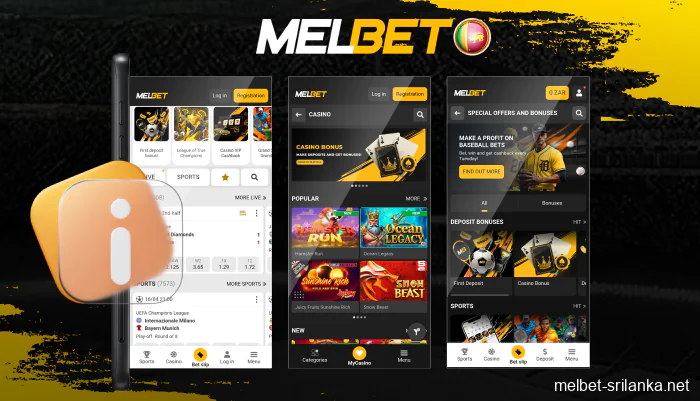 Updated mobile features for Melbet users in Sri Lanka
