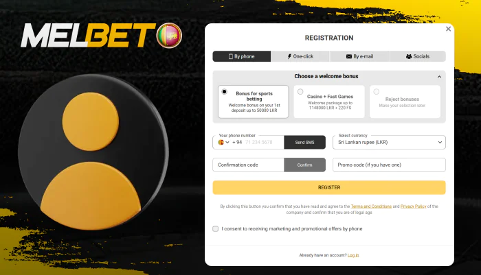 Step-by-step Melbet registration guide in Sri Lanka