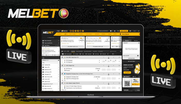 Live betting features and real-time odds on Melbet