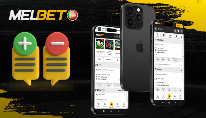 Pros and cons of using the Melbet app in Sri Lanka