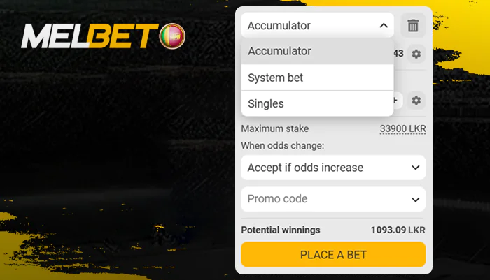 Melbet LK betting options