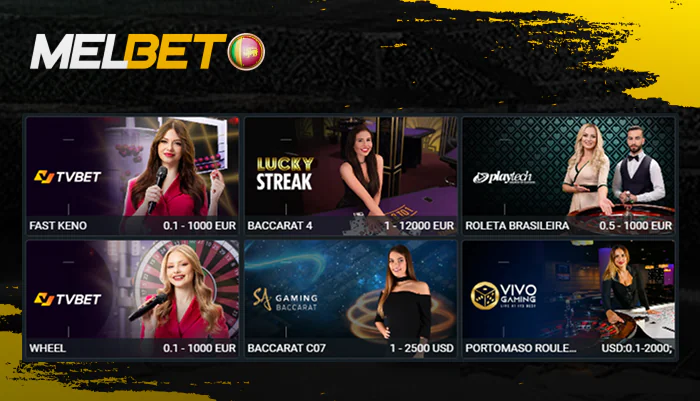 Melbet Live casino games