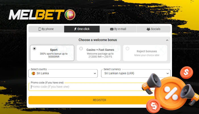 Melbet promo code in Sri Lanka